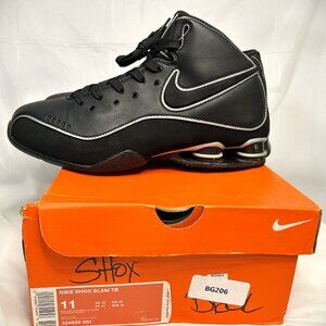 Nike Shox Elite Flight TB Black/Black-Metallic Silver Basketball Shoe Size 11M